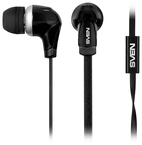 Earphones Sven SEB-260M / Microphone / 106dB / 16Ohm / Black
