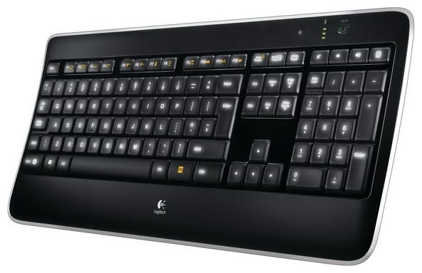 Logitech Wireless Illuminated Keyboard K800 Black USB