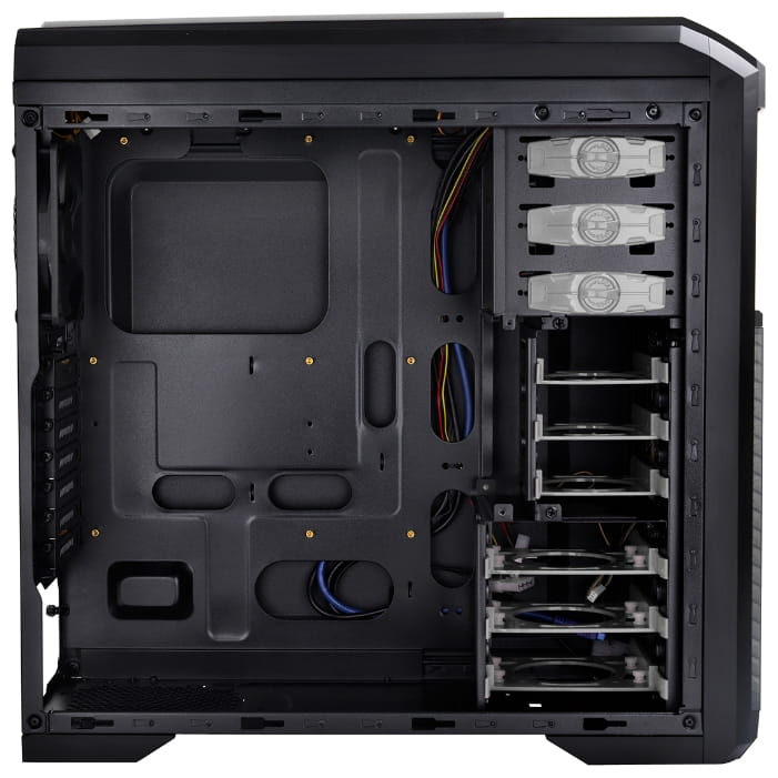 ATX Case Deepcool Kendomen / with Side-Window / without PSU / 5 fans pre-installed / Silver