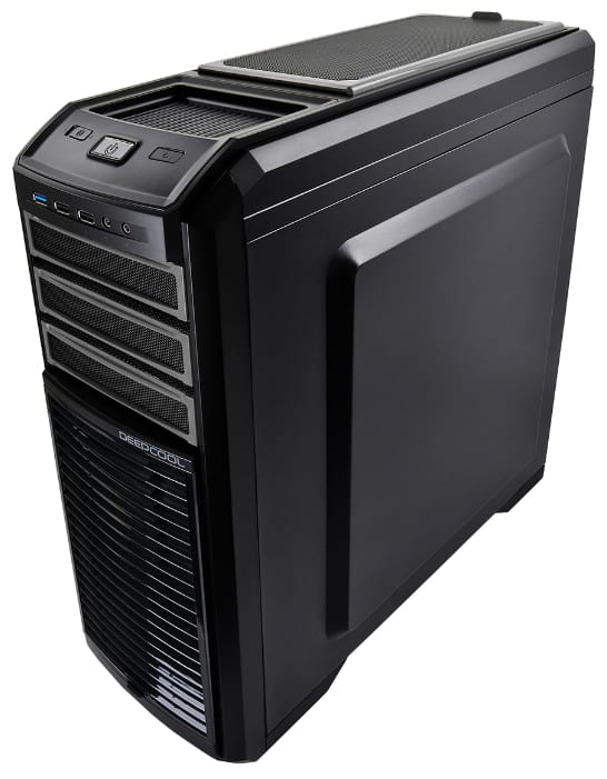 ATX Case Deepcool Kendomen / with Side-Window / without PSU / 5 fans pre-installed / Silver