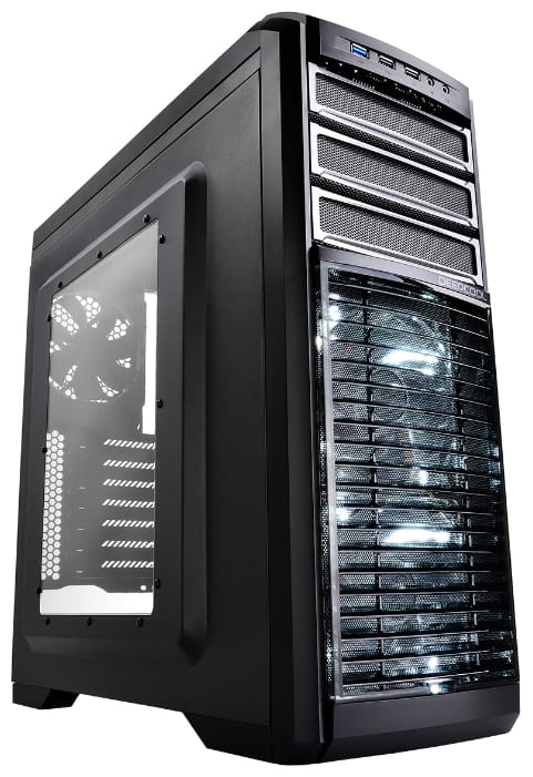 ATX Case Deepcool Kendomen / with Side-Window / without PSU / 5 fans pre-installed / Silver