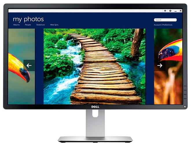 DELL P2415Q / 23.8" IPS LED 3840 x 2160 / 8ms / 300cd / Pivot / 5xUSB 3.0 / VESA / Black