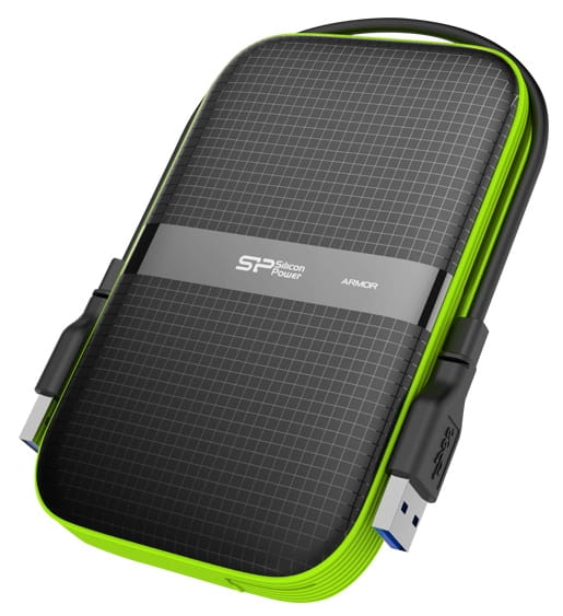 Silicon Power Armor A60 / 2.0TB 2.5 External HDD / SP020TBPHDA60S3 Green