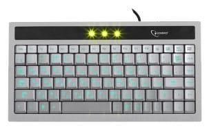 Gembird KB-9627LU-R Silver-Black USB