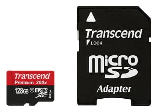 MicroSD Transcend TS128GUSDU1 / UHS-I 400X / SD adapter / Up to: 60MB/s