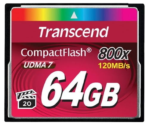 CompactFlash Transcend TS64GCF800 / 64Gb /