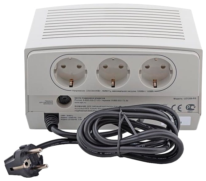 APC by Schneider Electric Line-R LE1200-RS