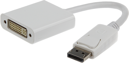 Adapter Gembird A-DPM-DVIF-002 / White