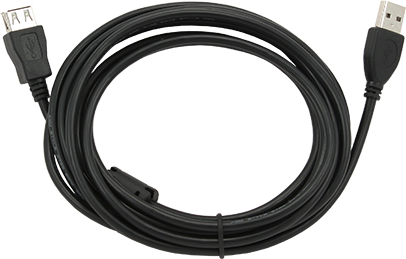 Cable Gembird CCF-USB2-AMAF-10 / Black