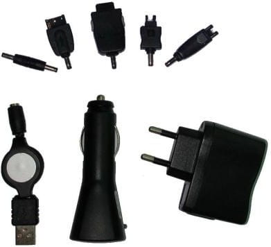 Charger Gembird MP3A-SET2T / 3 in 1 / USB / Car / 220V /