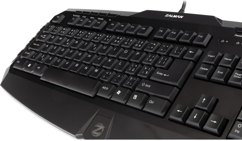 Keyboard Zalman ZM-K300M / Multimedia / USB /