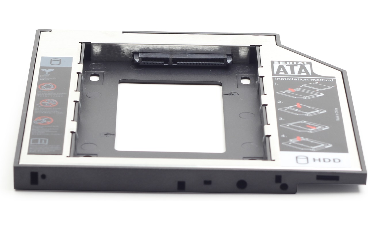 Gembird MF-95-02 / Slim mounting frame / 2.5'' to 5.25'' up to 12.7 mm