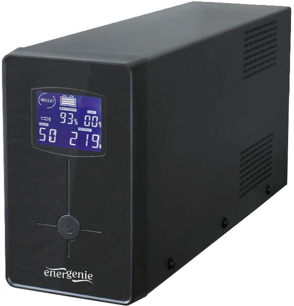 UPS Gembird EG-UPS-031 / 650VA / 390W / LCD display /