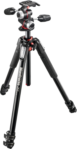 Manfrotto Photo-Video Alu 3-Section Tripod with XPRO / MK055XPRO3-3W
