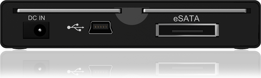 External RaidSonic ICY BOX / IB-290StUSD-B / with Docking Station 3.5" for 2.5" SATA HDD /