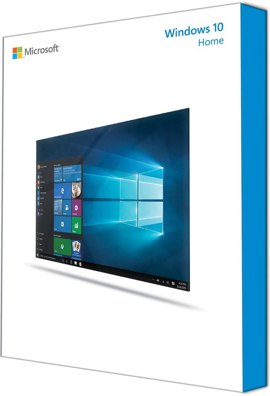 Microsoft Windows 10 Home GGK / 64Bit / DVD / Russian