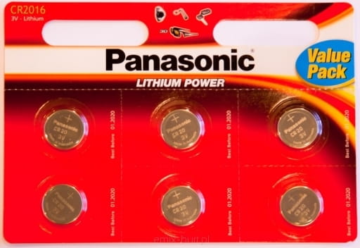 Panasonic CR2016, Blister*6