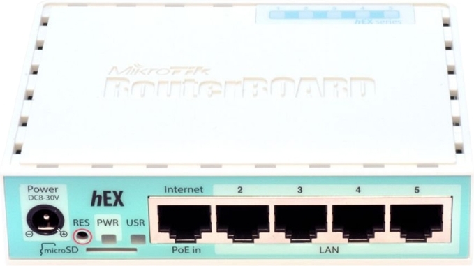MikroTik RB750Gr3 hEX / RouterOS