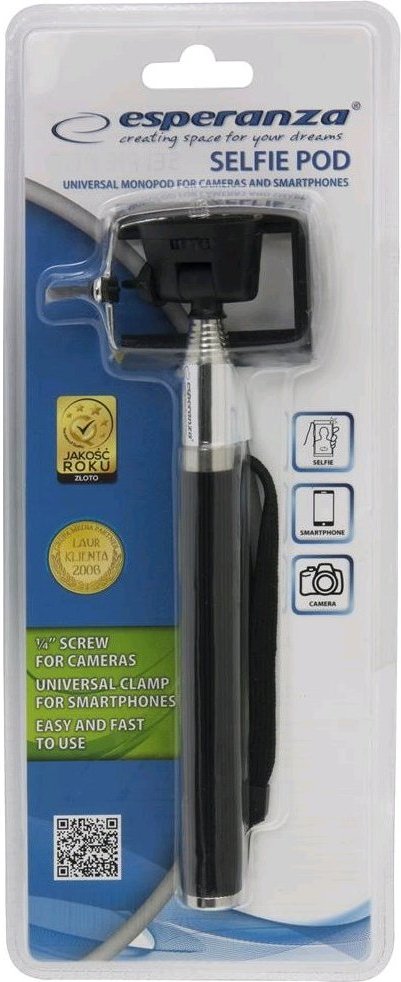 Esperanza EMM107 Monopod Selfie stick / Black