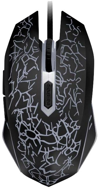 Mouse SVEN GX-950 / Gaming / 4 color backlight / Soft Touch / Black