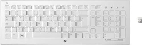 Keyboard HP K5510 / Wireless / Ultra-slim / H4J89AA#ACB White