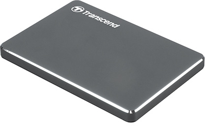 Transcend StoreJet 25C3 / 1.0TB / USB3.0 / 2.5" / Ultra-Slim / TS1TSJ25C3N / Grey