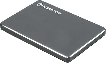 Transcend StoreJet 25C3 / 2.0TB / USB3.0 / 2.5" / Ultra-Slim / TS2TSJ25C3N / Grey