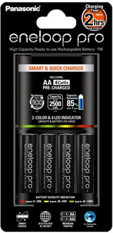 Panasonic Smart-Quick K-KJ55HCD40E  + 4AA 2500mAh