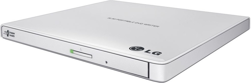 DVD-RW LG GP57EW40 / External Portable / Slim / White