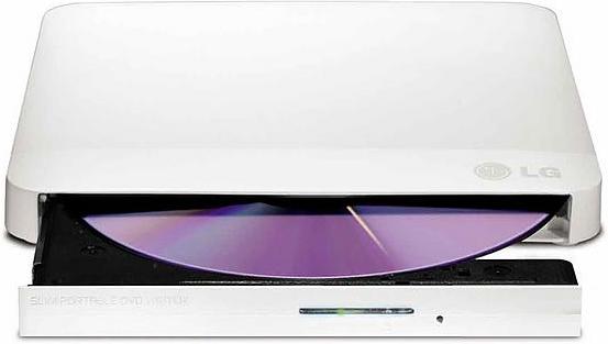 DVD-RW LG GP57EW40 / External Portable / Slim / White