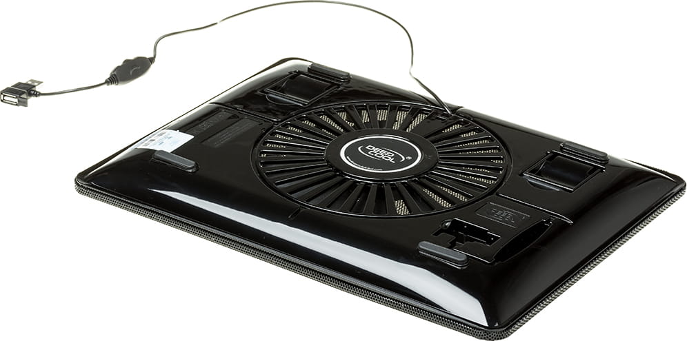 Cooling Pad Deepcool N1 / 15.6" / 1x180mm fan / 81.56CFM / 20dB / Black