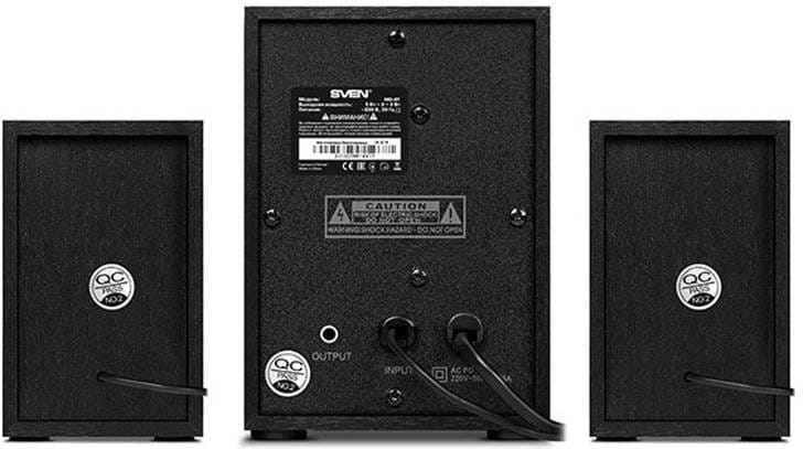 Speakers SVEN MS-81 / 2.1 / 9W / Black
