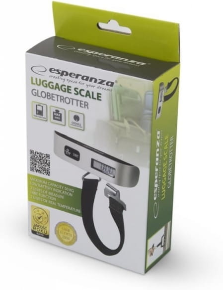 SCALE Esperanza ETS002 / DIGITAL TRAVEL LUGGAGE SCALE / GLOBETROTTER /