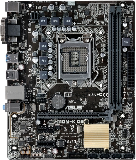 MB ASUS H110M-K / S1151 / mATX / Intel H110 /