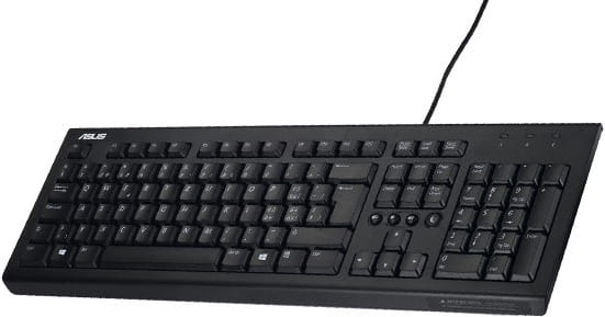 Kit ASUS U2000 / Keyboard & Mouse / Multimedia / Black