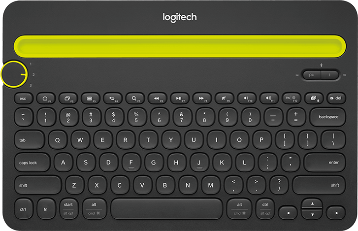 Keyboard Logitech Multi-Device K480 / Bluetooth / Black