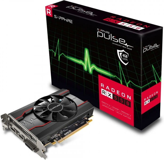 Sapphire PULSE Radeon RX 550 4GB DDR5 128Bit