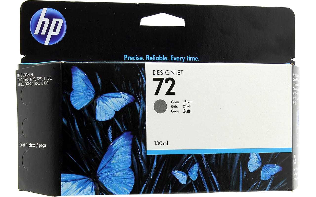 HP  №72 ink cartridge vivera ink Grey