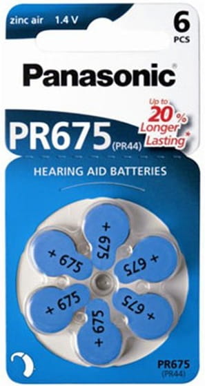 Panasonic 605mAh PR-675H/6LB