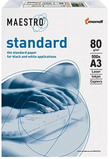 Paper MAESTRO Standart  A3 / 80g/m2 / 500 sheet
