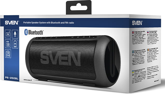 Sven PS-250BL / 10W Black