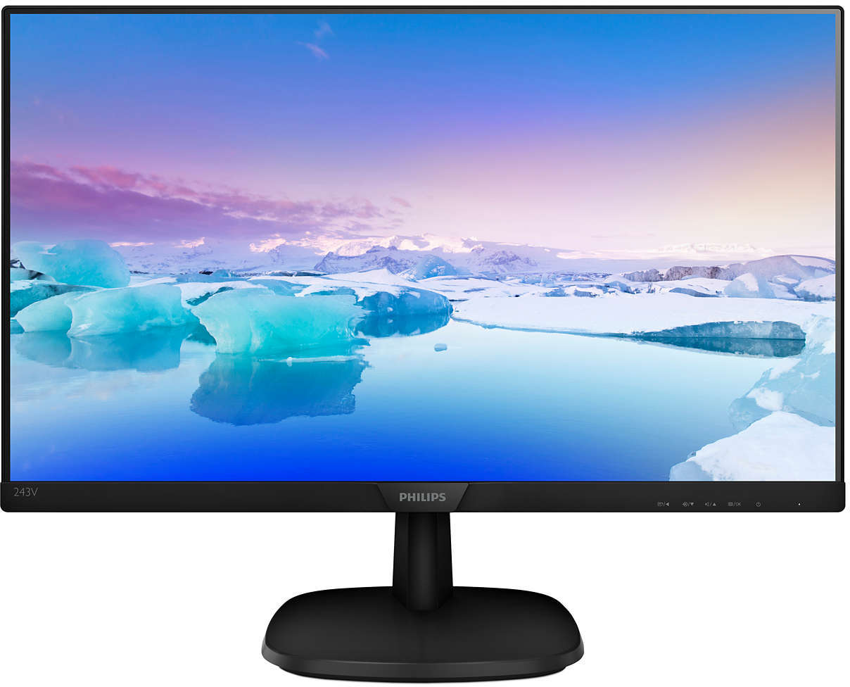 Monitor Philips 243V7QDAB / 23.6" Full HD IPS W-LED / Black