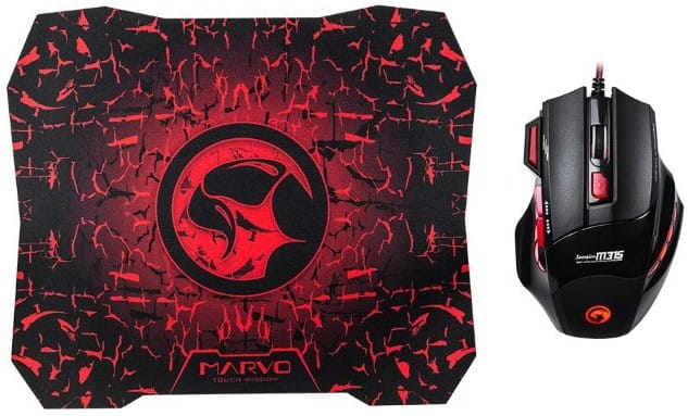 KIT MARVO M315G1 / Mouse + Mouse Pad /