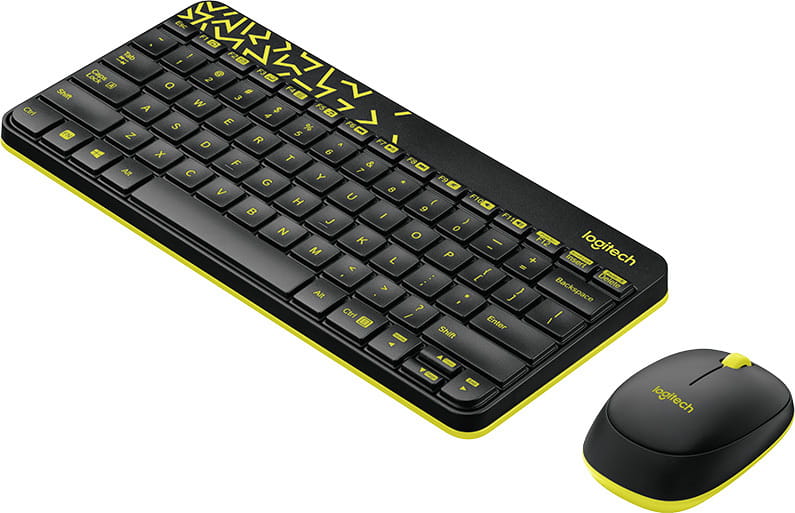 KIT Logitech Wireless Combo MK240 NANO / Keyboard + Mouse / USB / Black