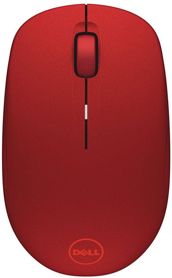 Mouse DELL WM126 / Wireless / USB / Red