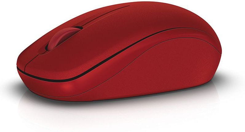 Mouse DELL WM126 / Wireless / USB / Red