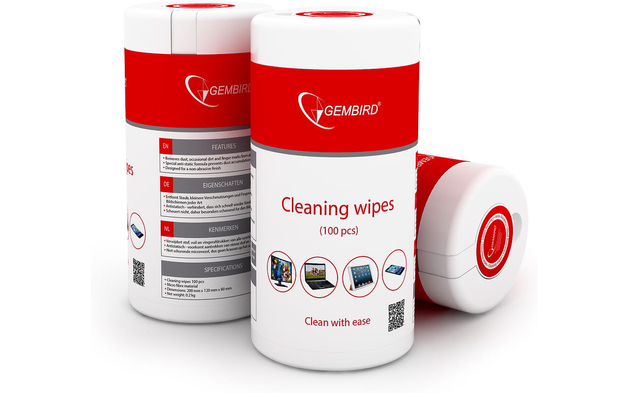 Cleaning wipes Gembird CK-WW100-01 / 100pcs /