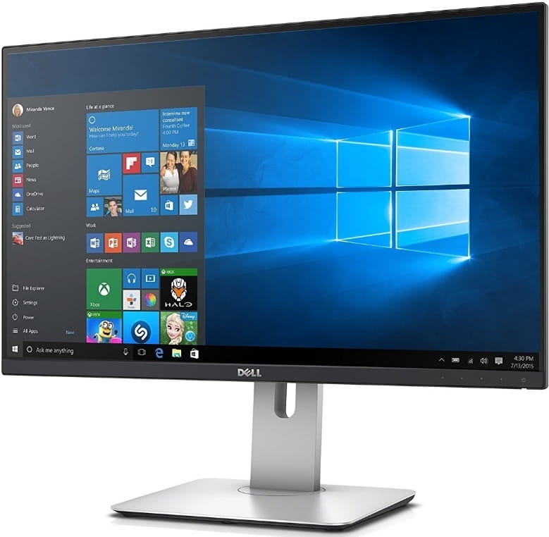 Monitor DELL UltraSharp U2518D / 25.0" IPS QHD 2560 x 1440 / 5ms / 1000:1 350cd / Pivot / sRGB coverage 99% / 5xUSB 3.0 /