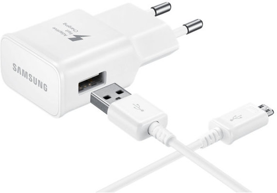 Charger Samsung EP-TA20 Fast Travel Charger + Type-C Cable / White