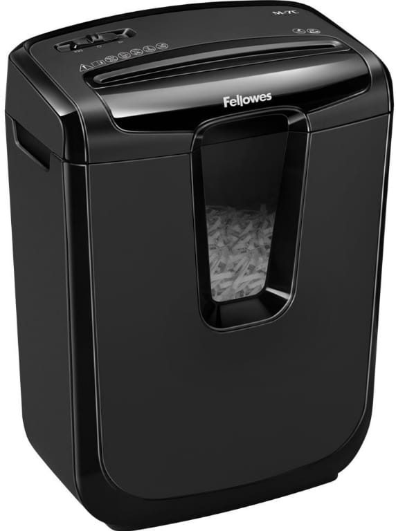 Fellowes PowerShred M-8C / Cross Cut 4х50mm / Capacity 8sheets / Vol. 15 litr.